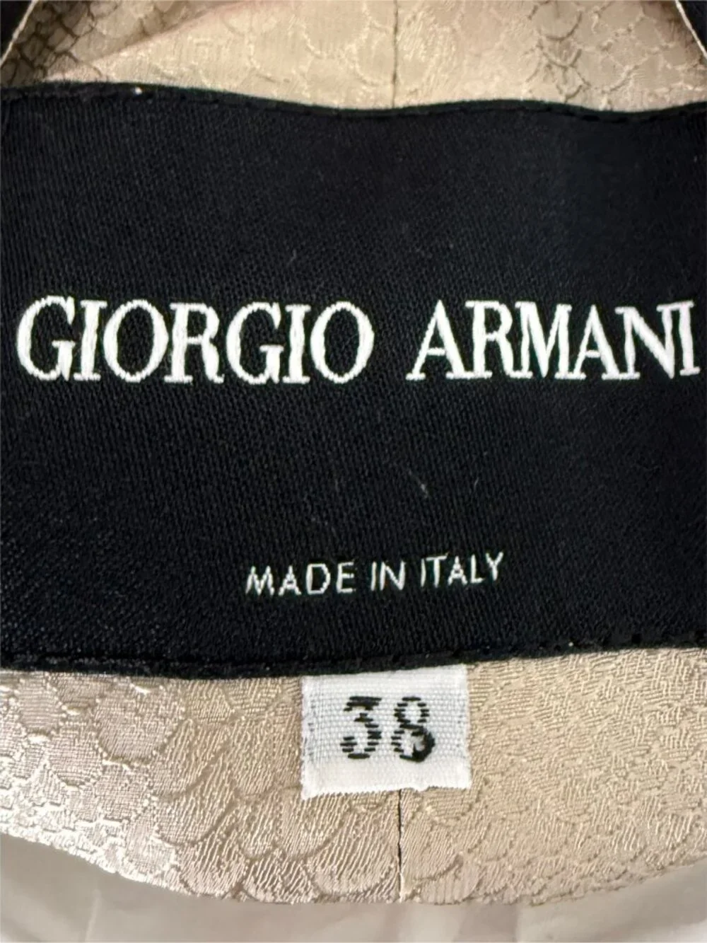 Giorgio Armani Wool Black 2-Pc Corporate Luxury Suit Set 36-38/XXS-XS - Picture 9 of 16